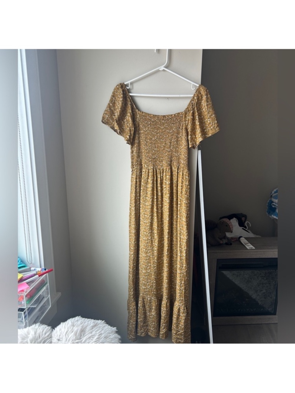 Heyson Floral Off-Shoulder Maxi Dress Small